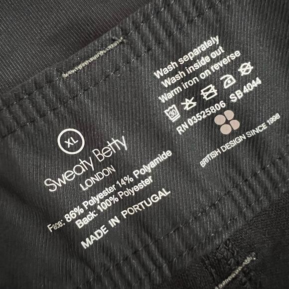 Sweaty Betty Pants Womens XL Black Capri Utility Cropped - Picture 5 of 9